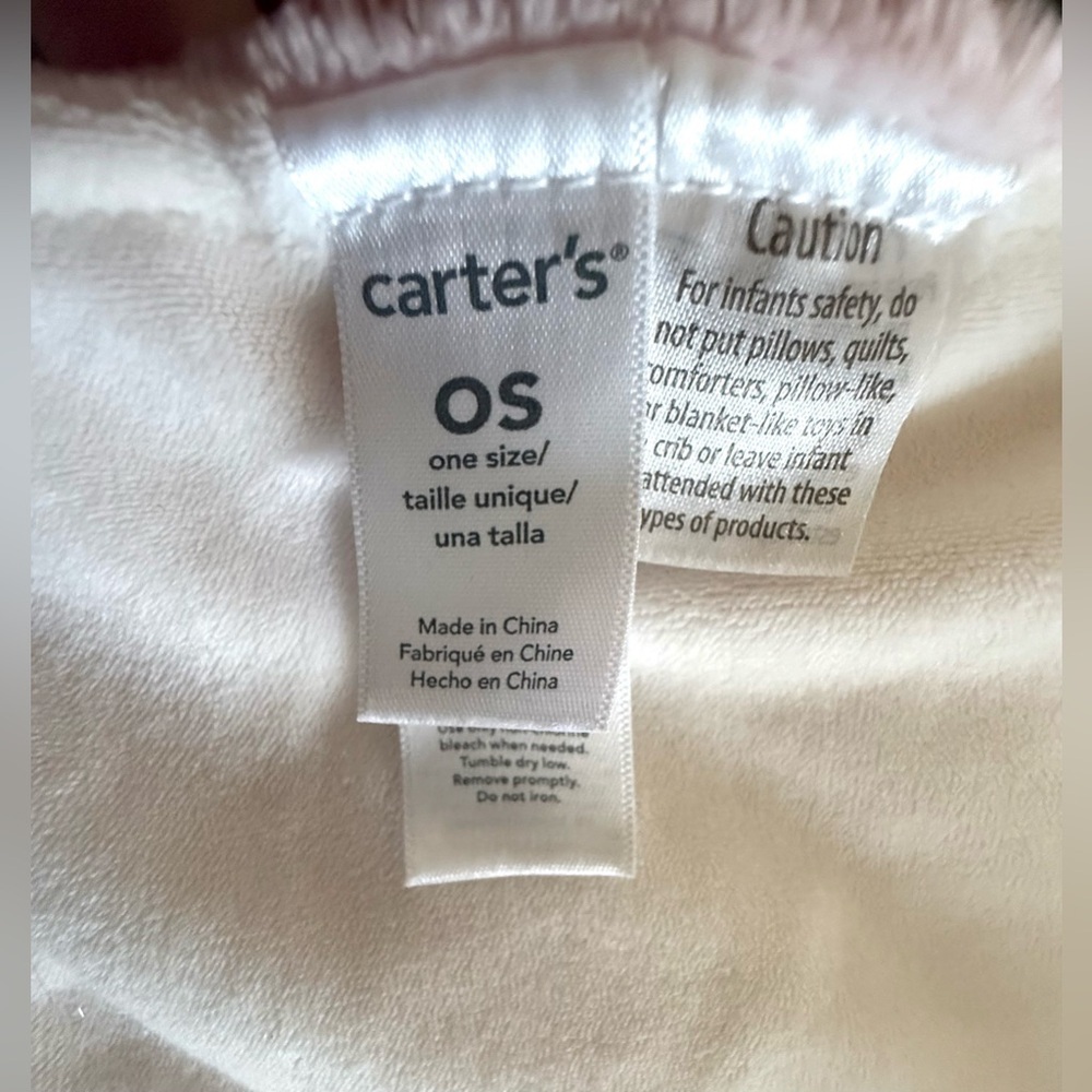 🐑 Carter’s Pink Lamb Security Blanket Lovey - Picture 3 of 6